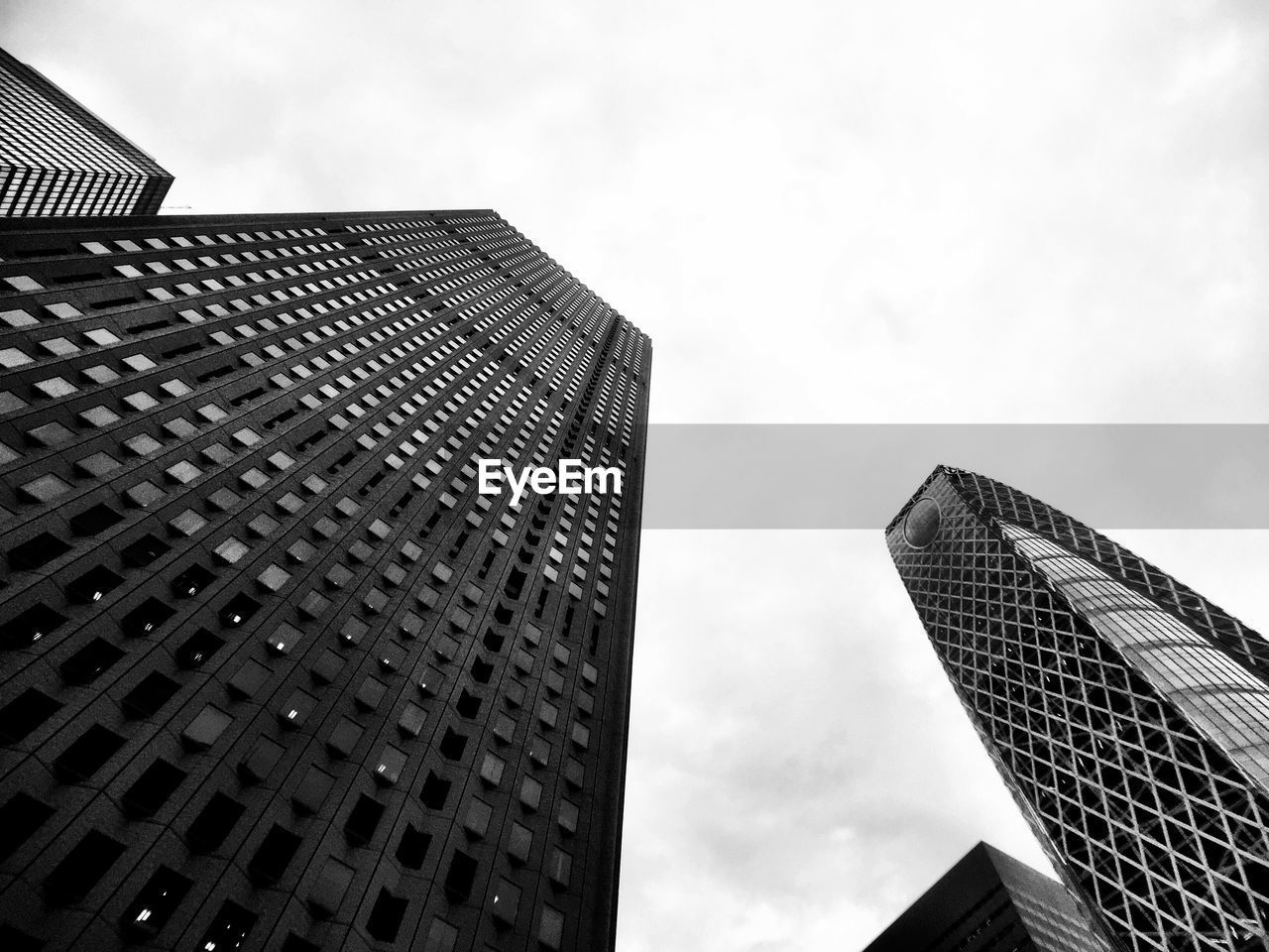 Low angle view of modern office building