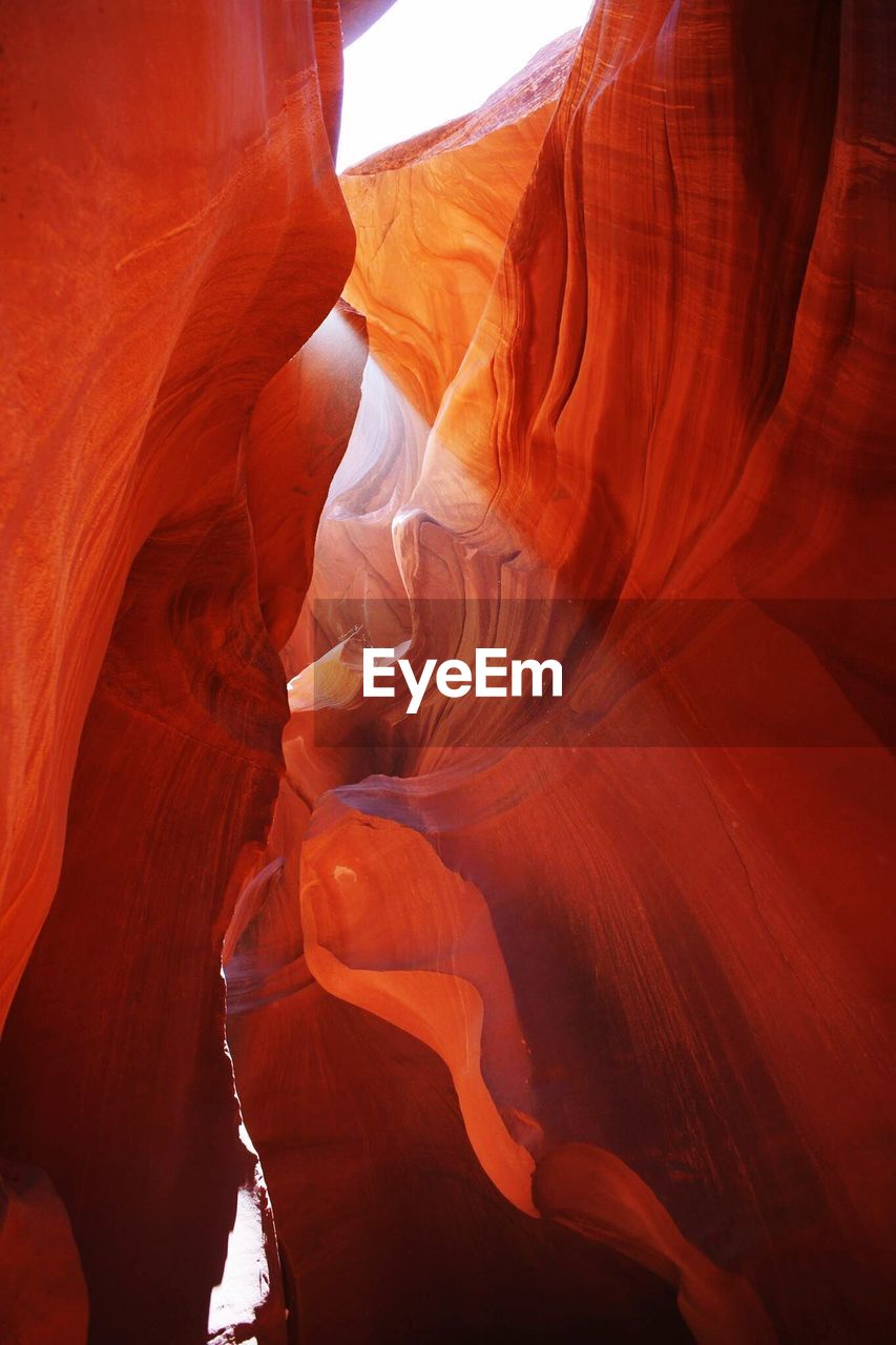 Rock formations in canyon