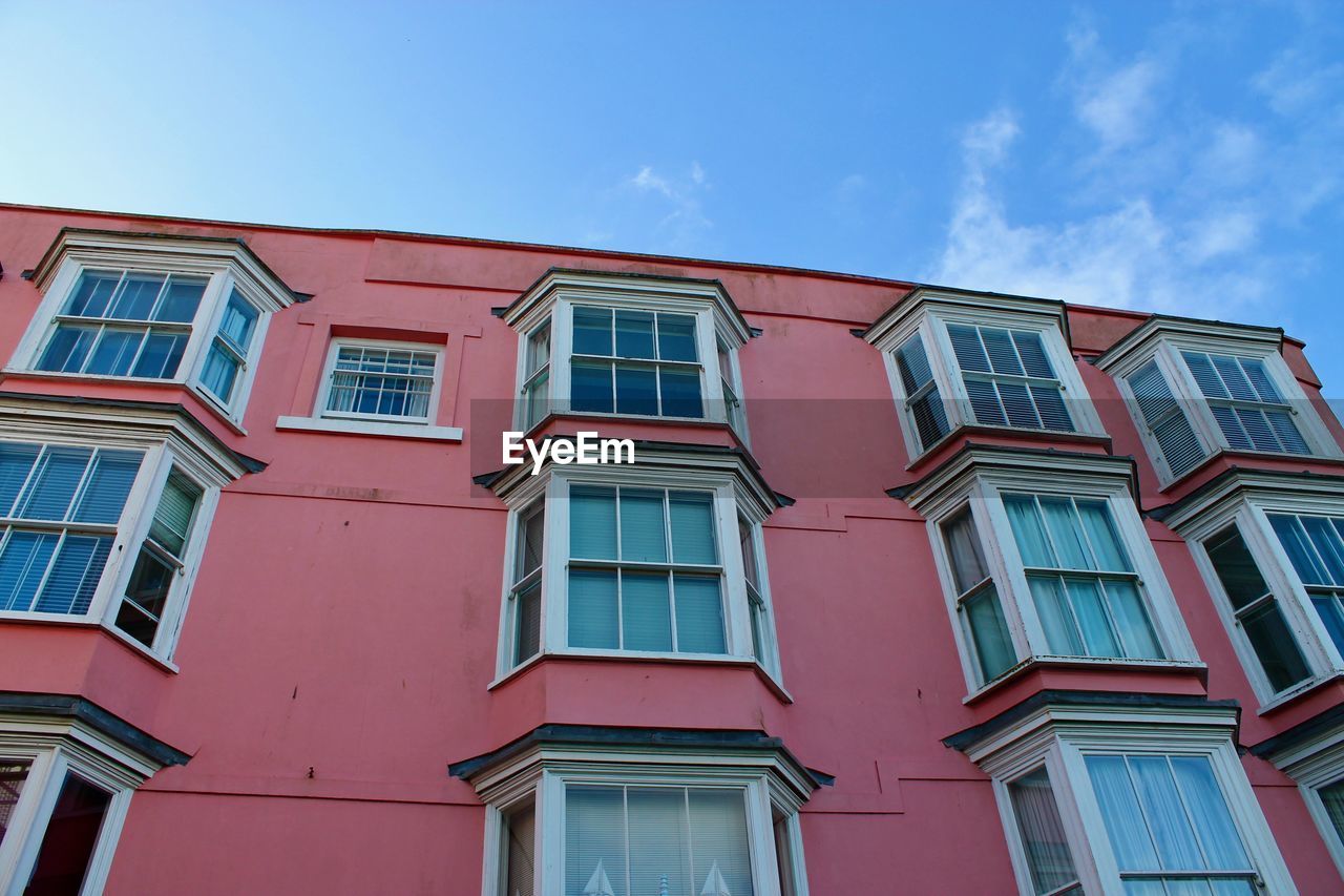 Low angle view of building against sky