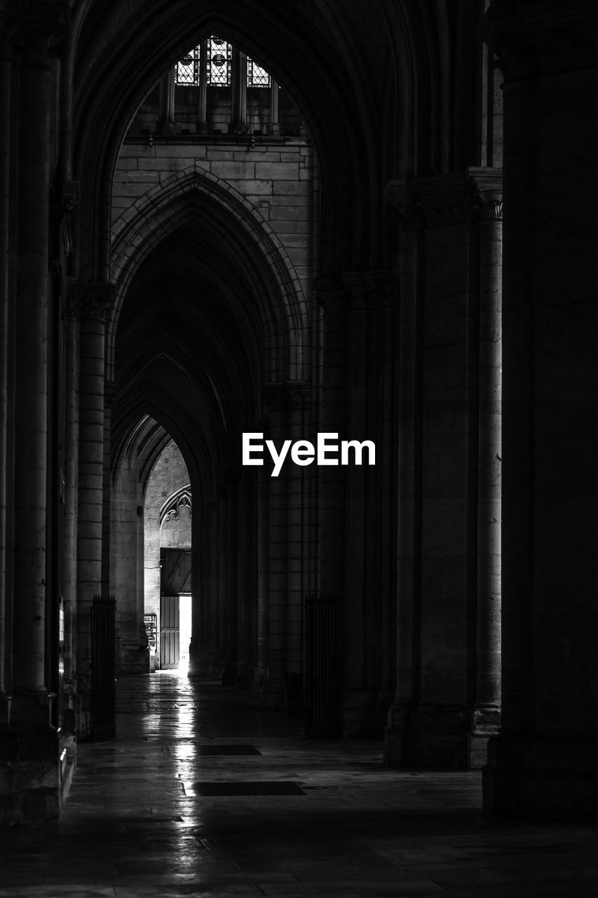 Corridor of cathedral