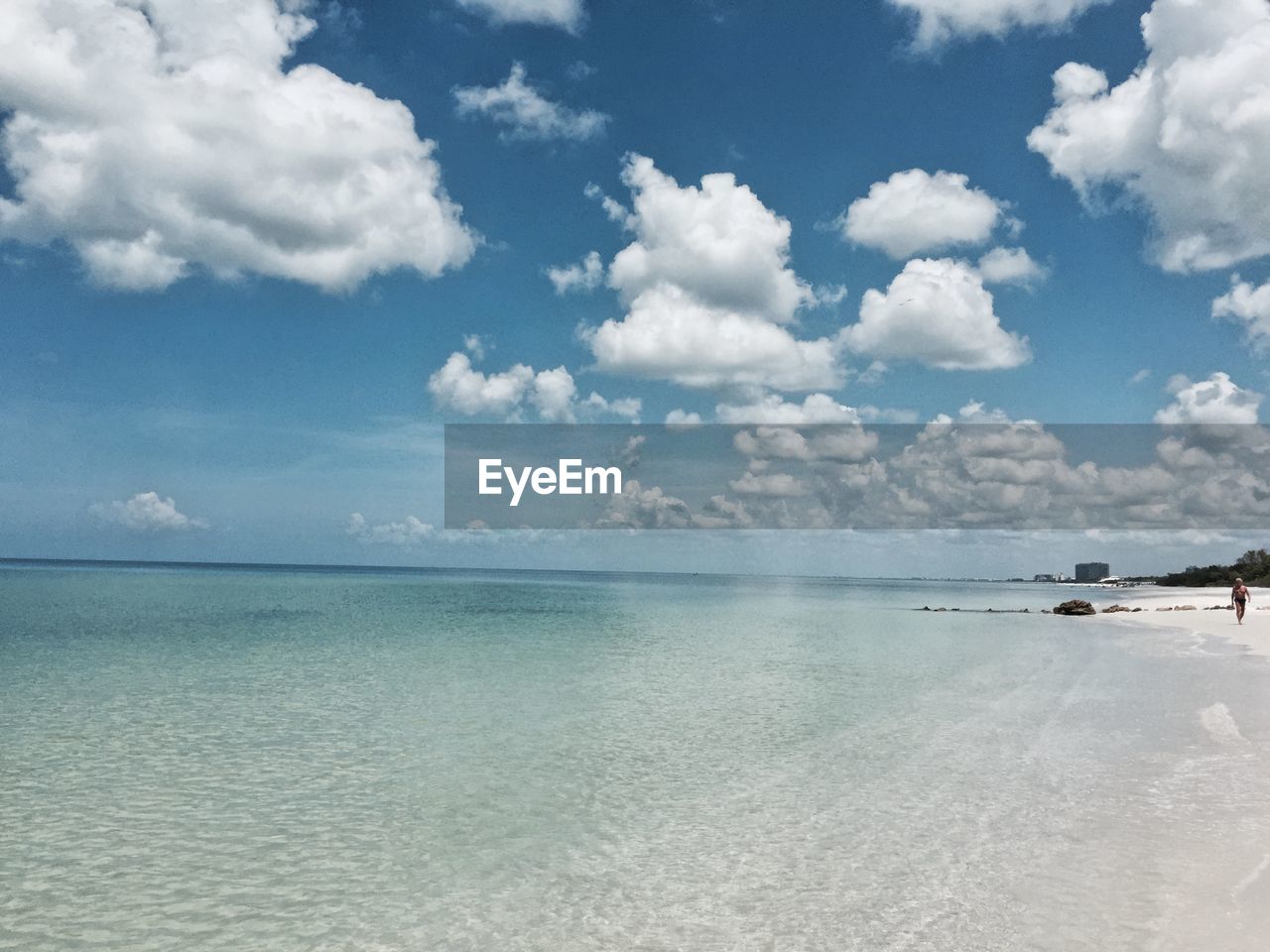 View of calm sea against the sky