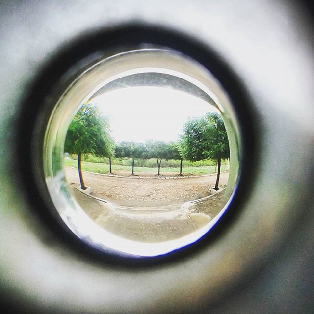 VIEW OF CIRCULAR WINDOW