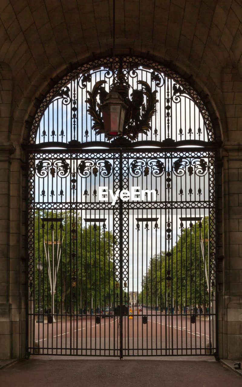 VIEW OF GATE IN FOREGROUND