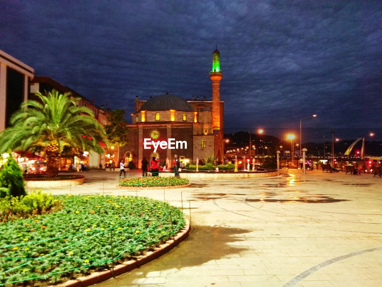 VIEW OF ILLUMINATED STREET LIGHT AT NIGHT