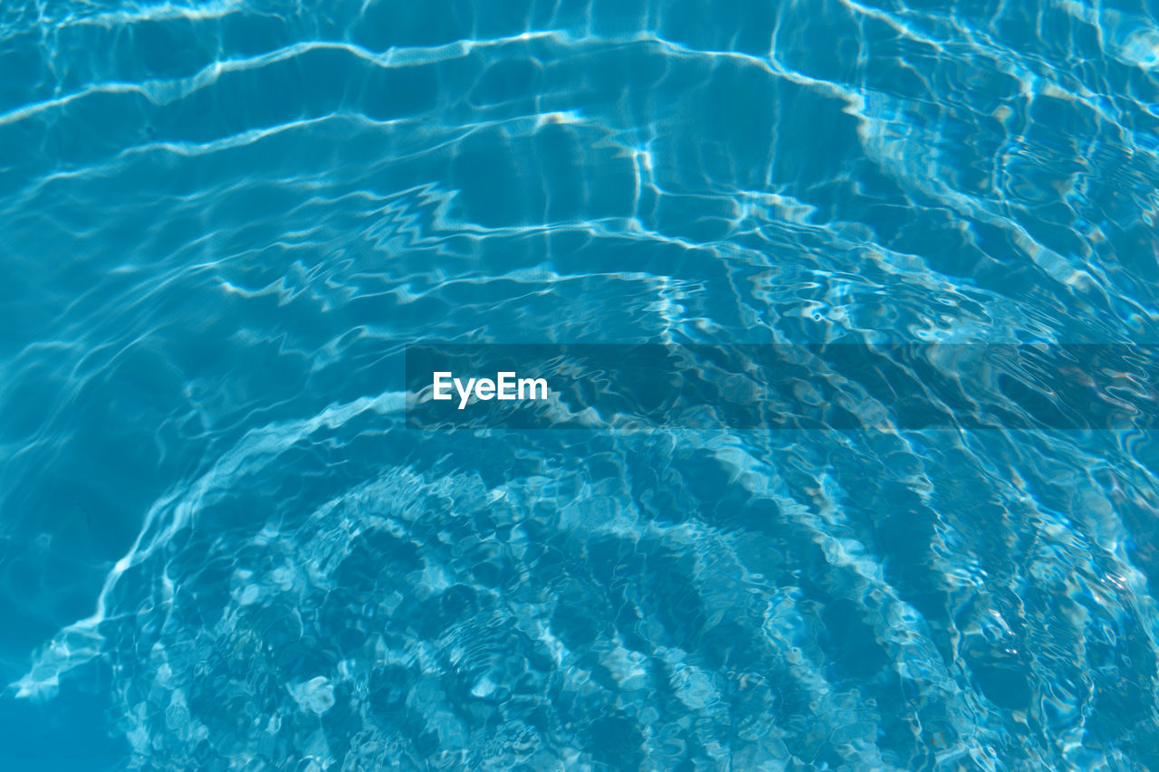 Full frame shot of swimming pool water