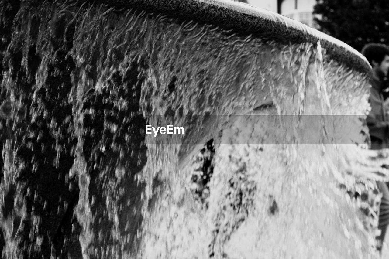 VIEW OF WATER SPLASHING ON TREE