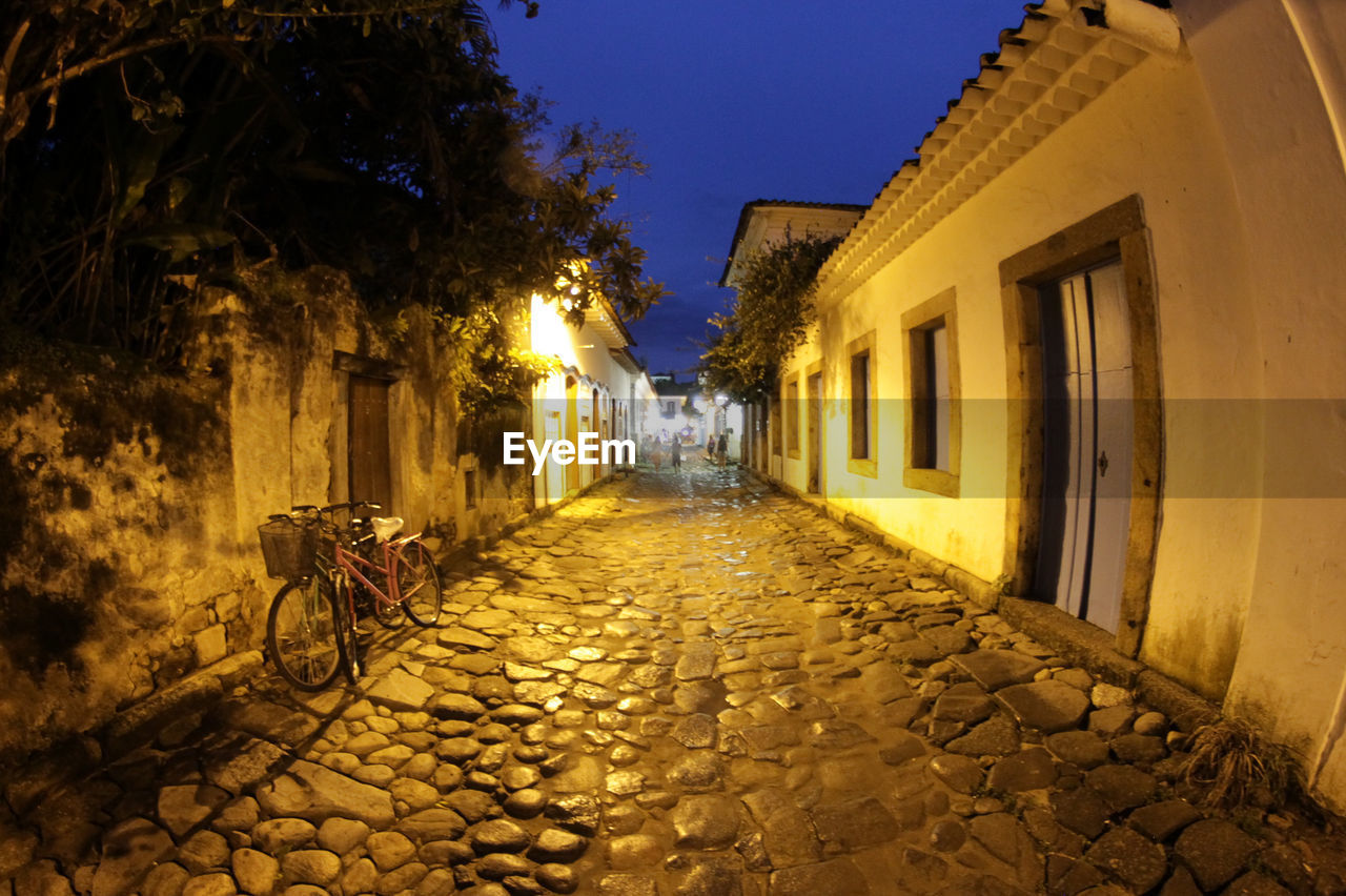 VIEW OF ILLUMINATED STREET