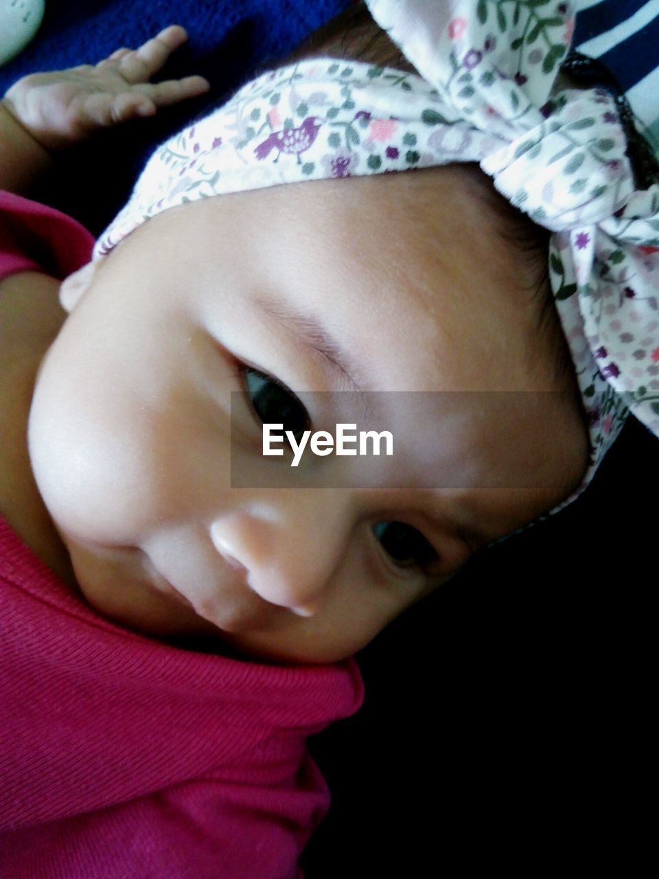 CLOSE-UP PORTRAIT OF CUTE BABY GIRL