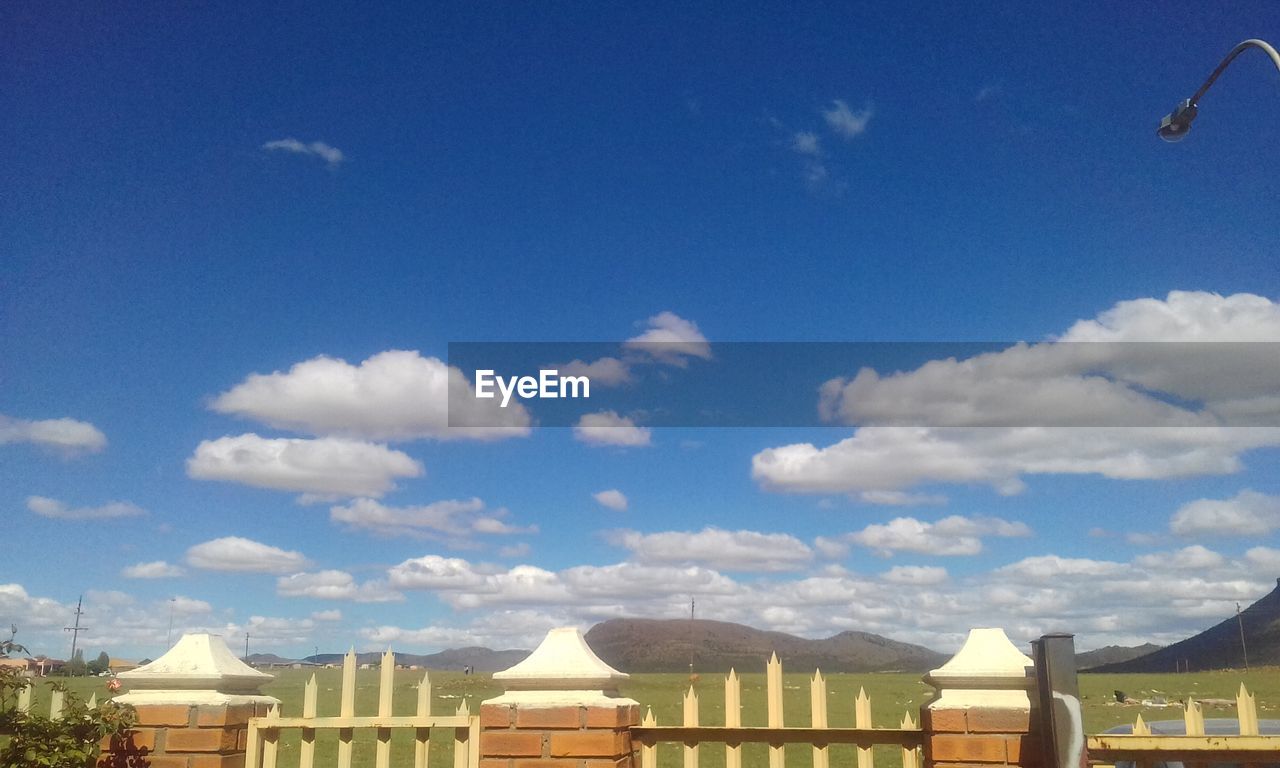 PANORAMIC VIEW OF BUILT STRUCTURES AGAINST SKY