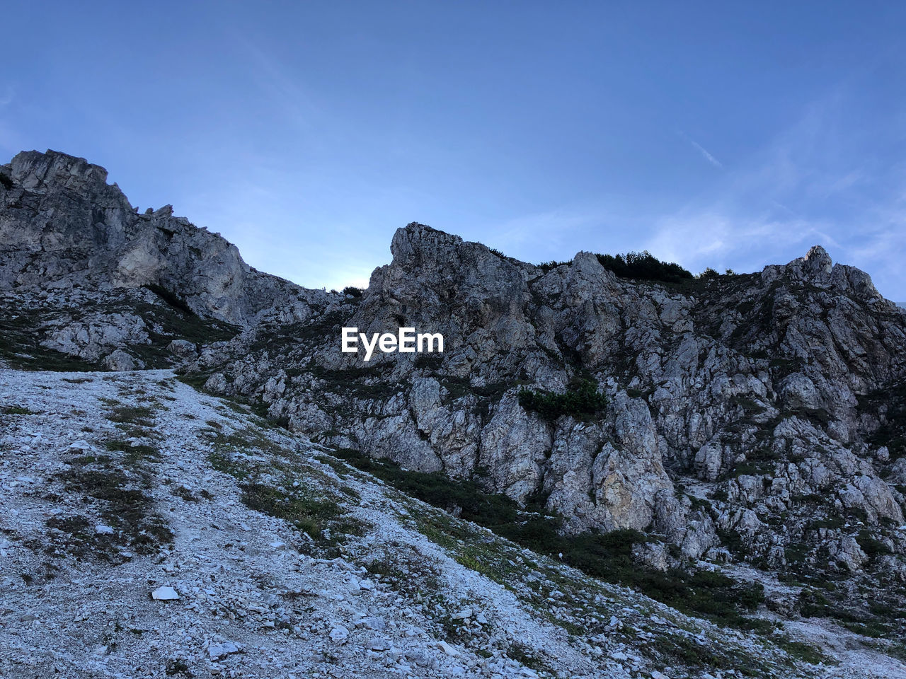 ROCK FORMATION AGAINST SKY