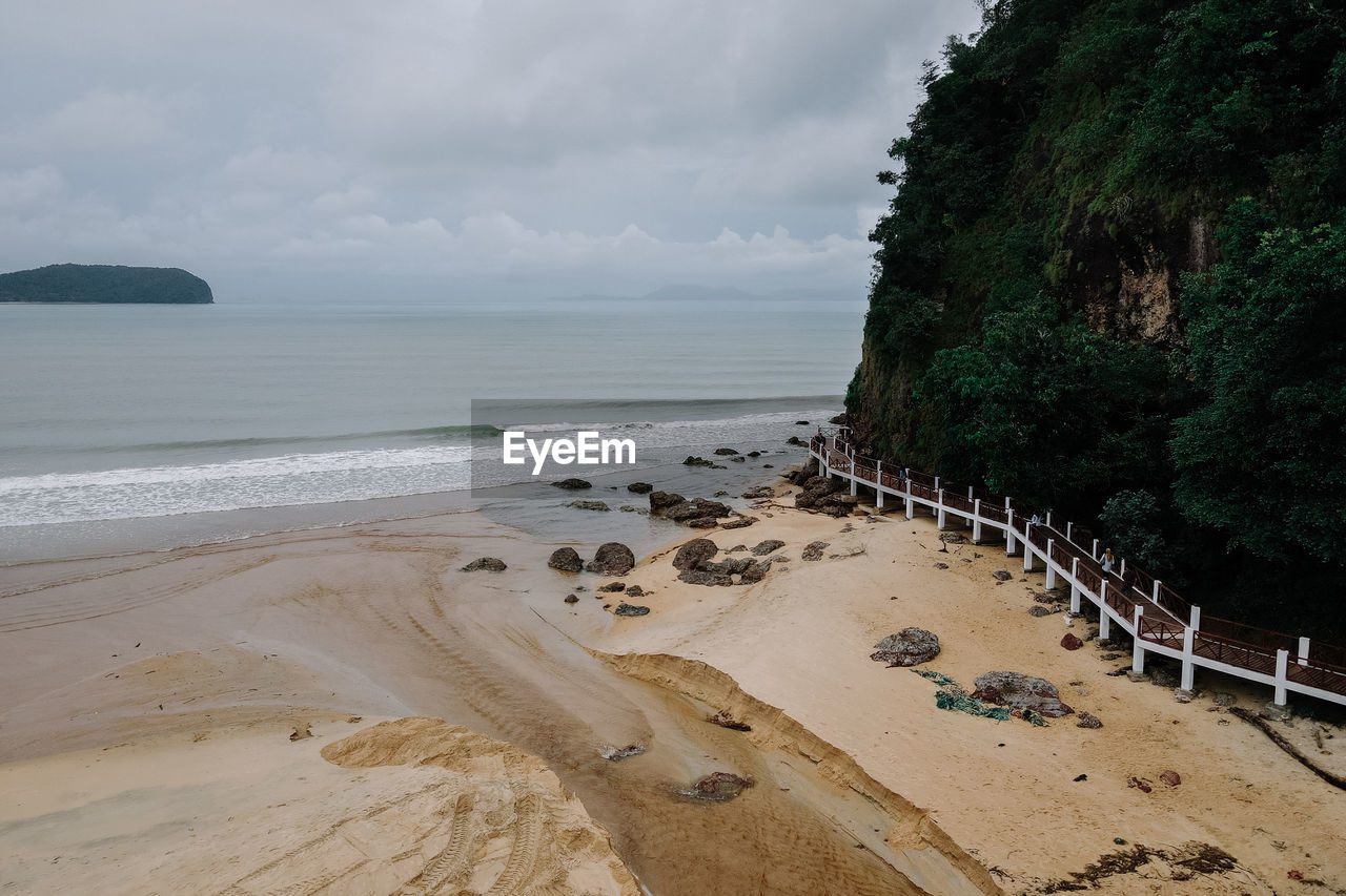 VIEW OF BEACH AGAINST SKY