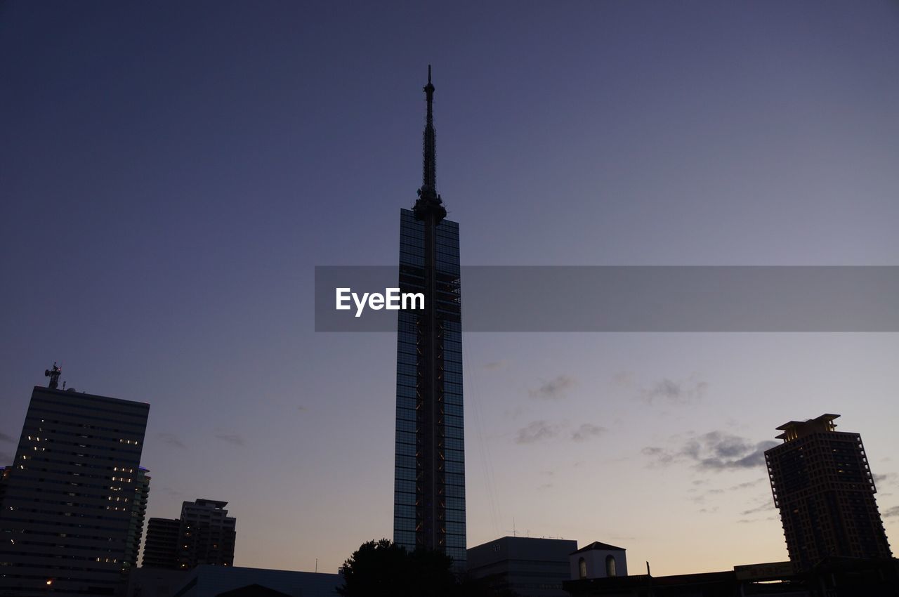 Low angle view of skyscrapers