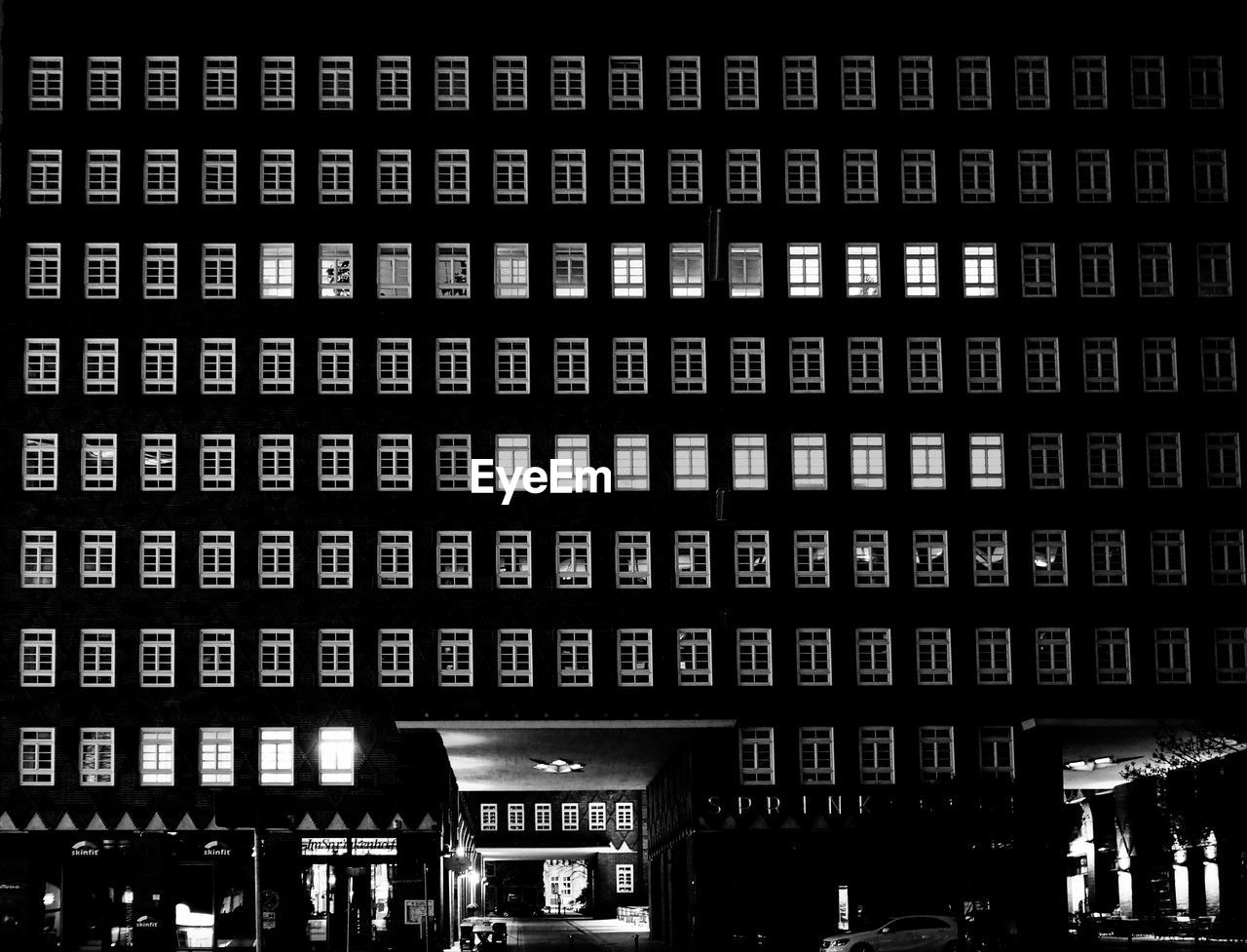 Building at night