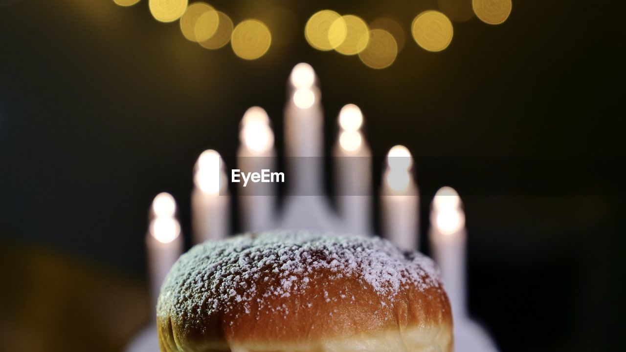 Donut for happy hanukkah