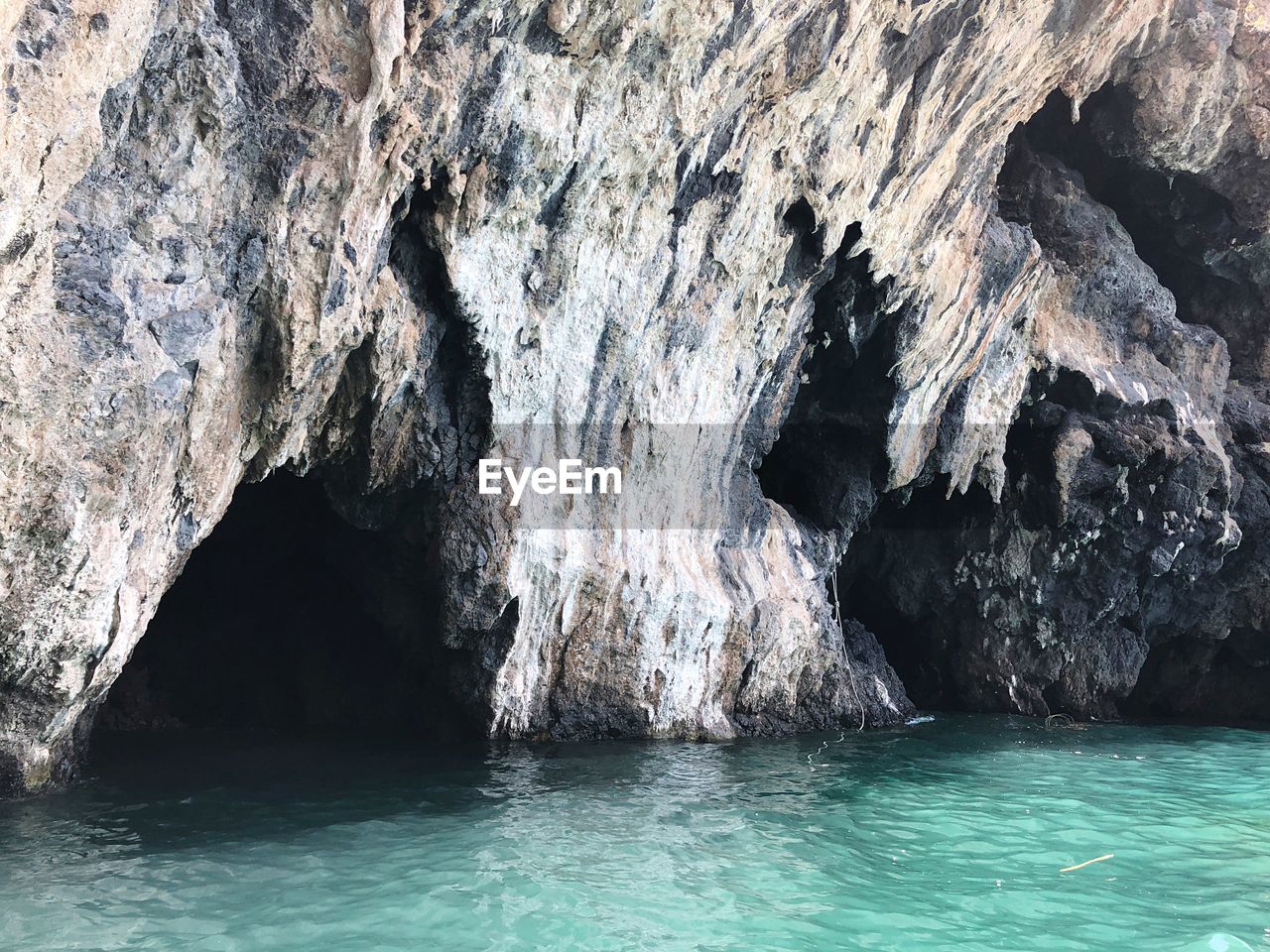 ROCK FORMATIONS IN WATER