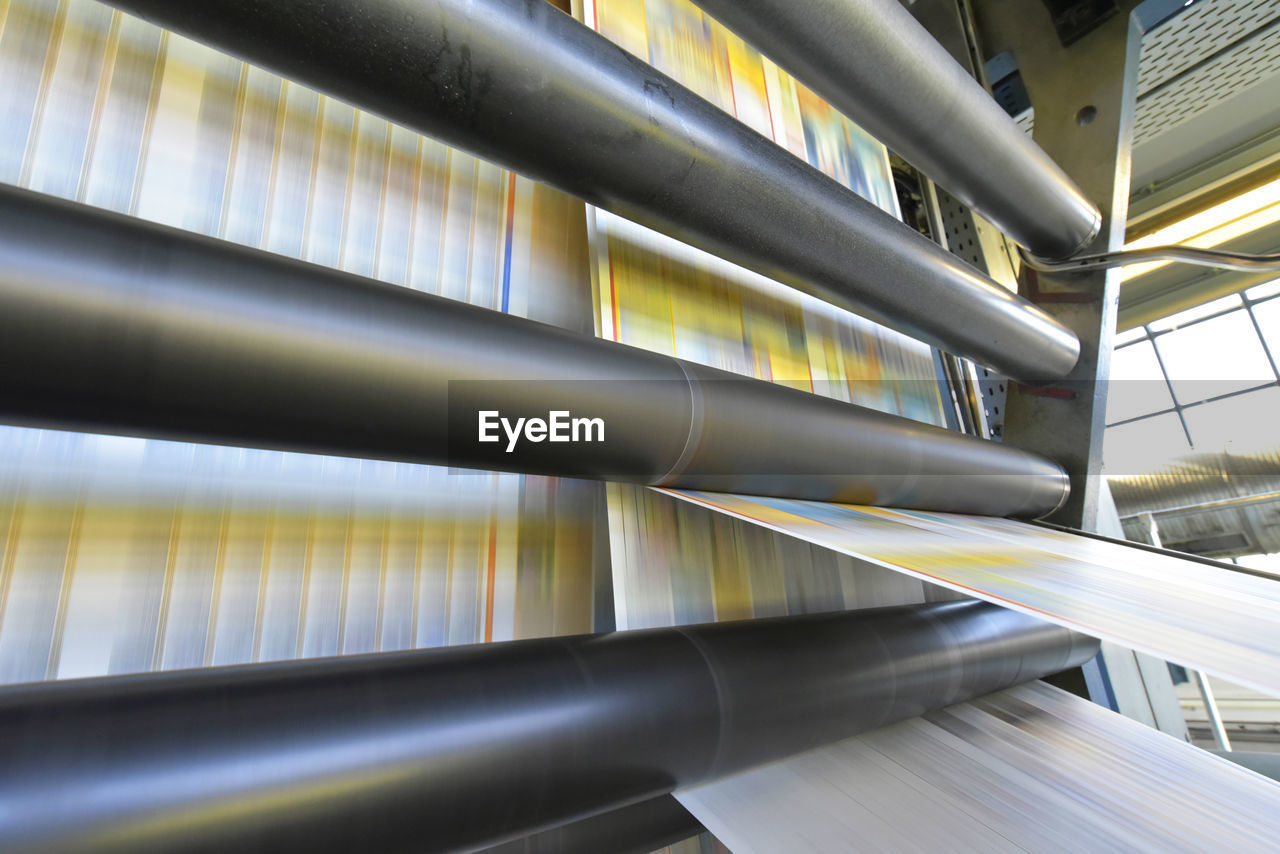 Printing machine in a printing shop