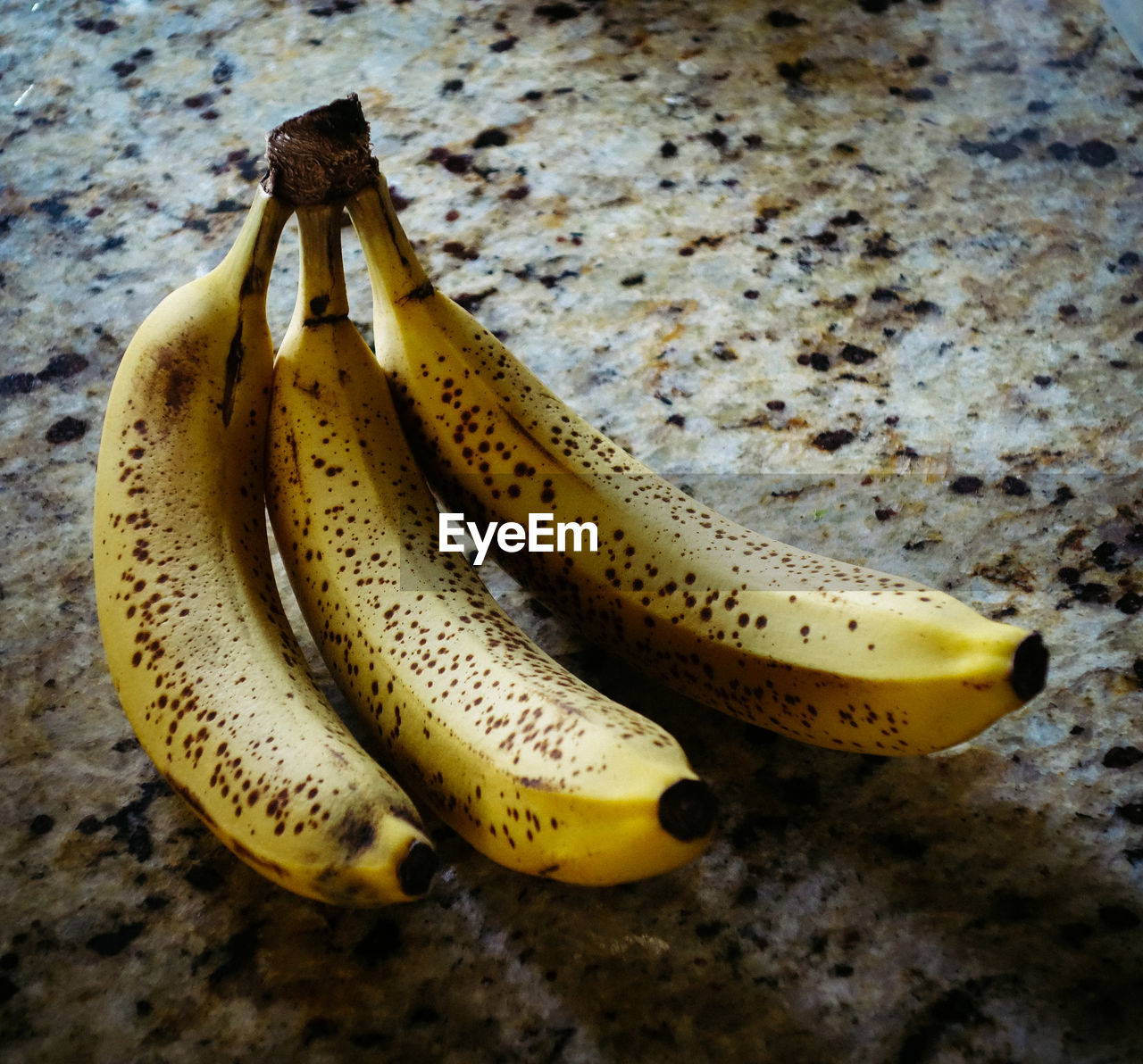 Close-up of bananas on marble