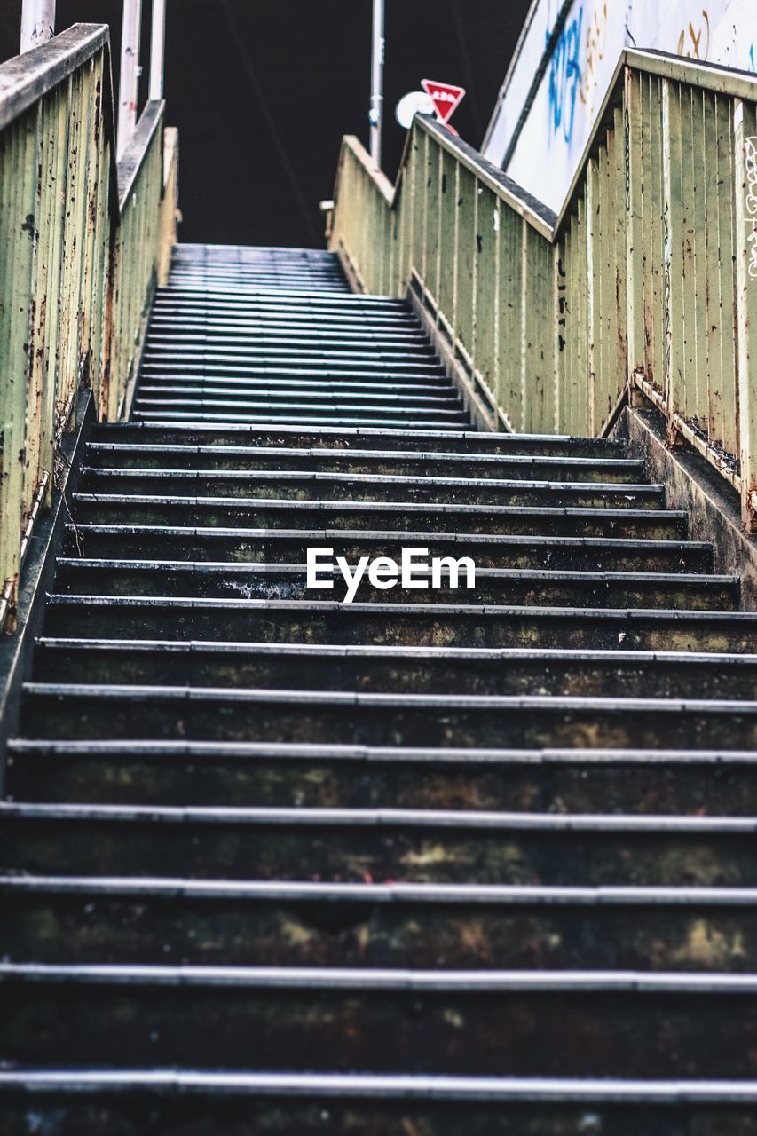 Low angle view of steps