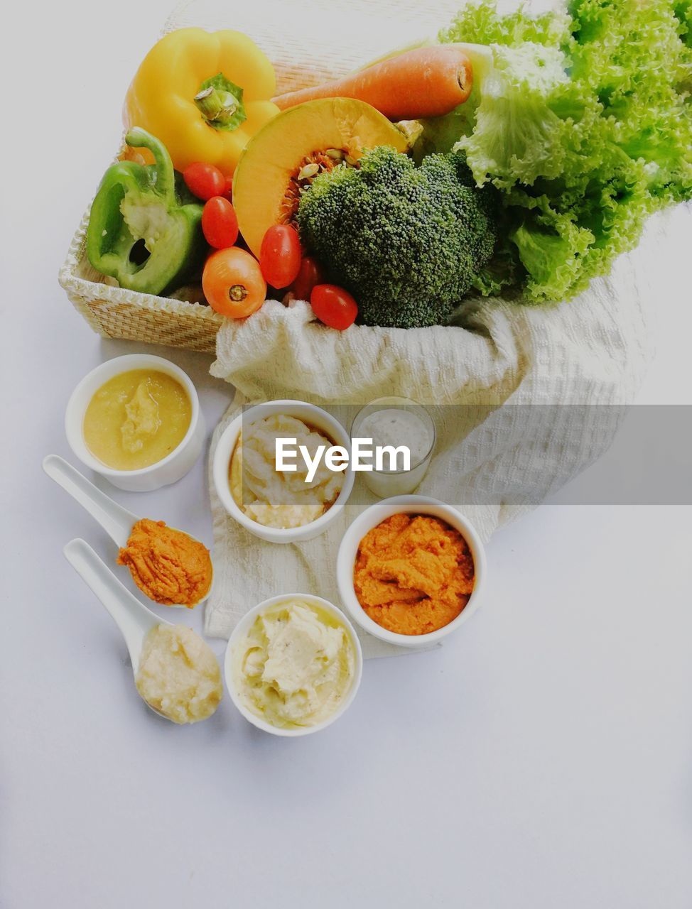 HIGH ANGLE VIEW OF FRUITS IN BOWL