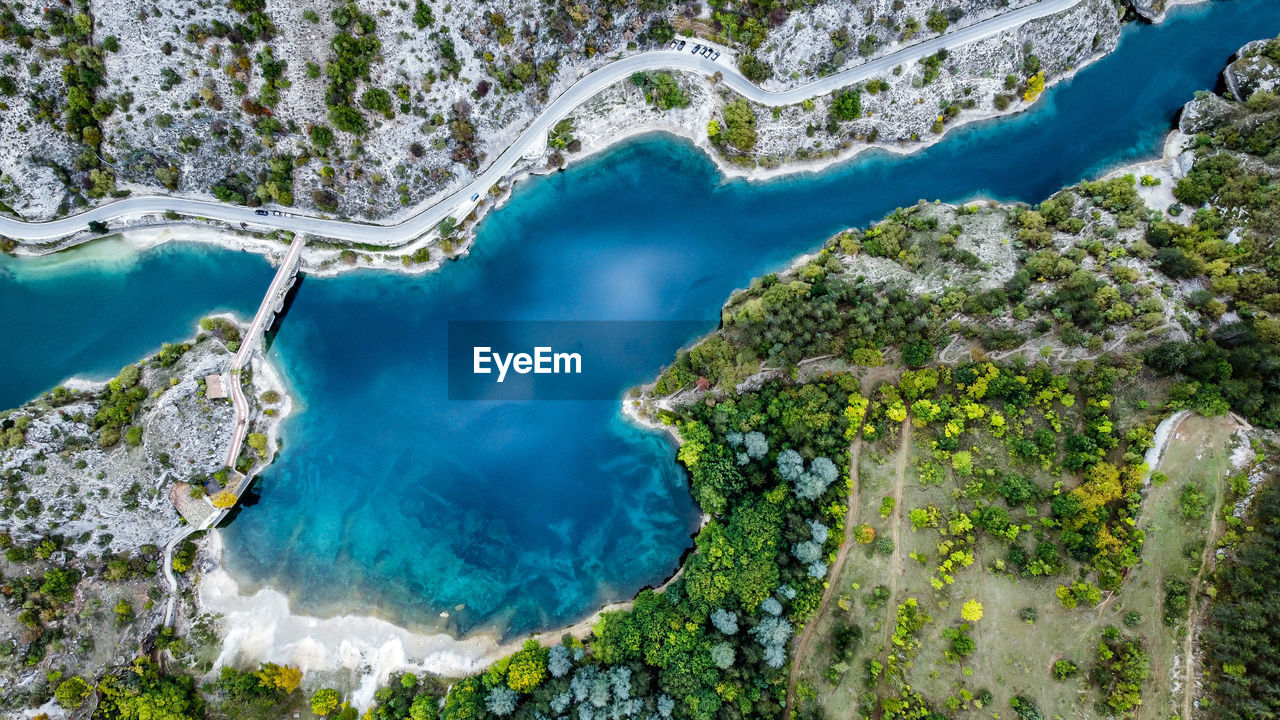 Aerial view of landscape