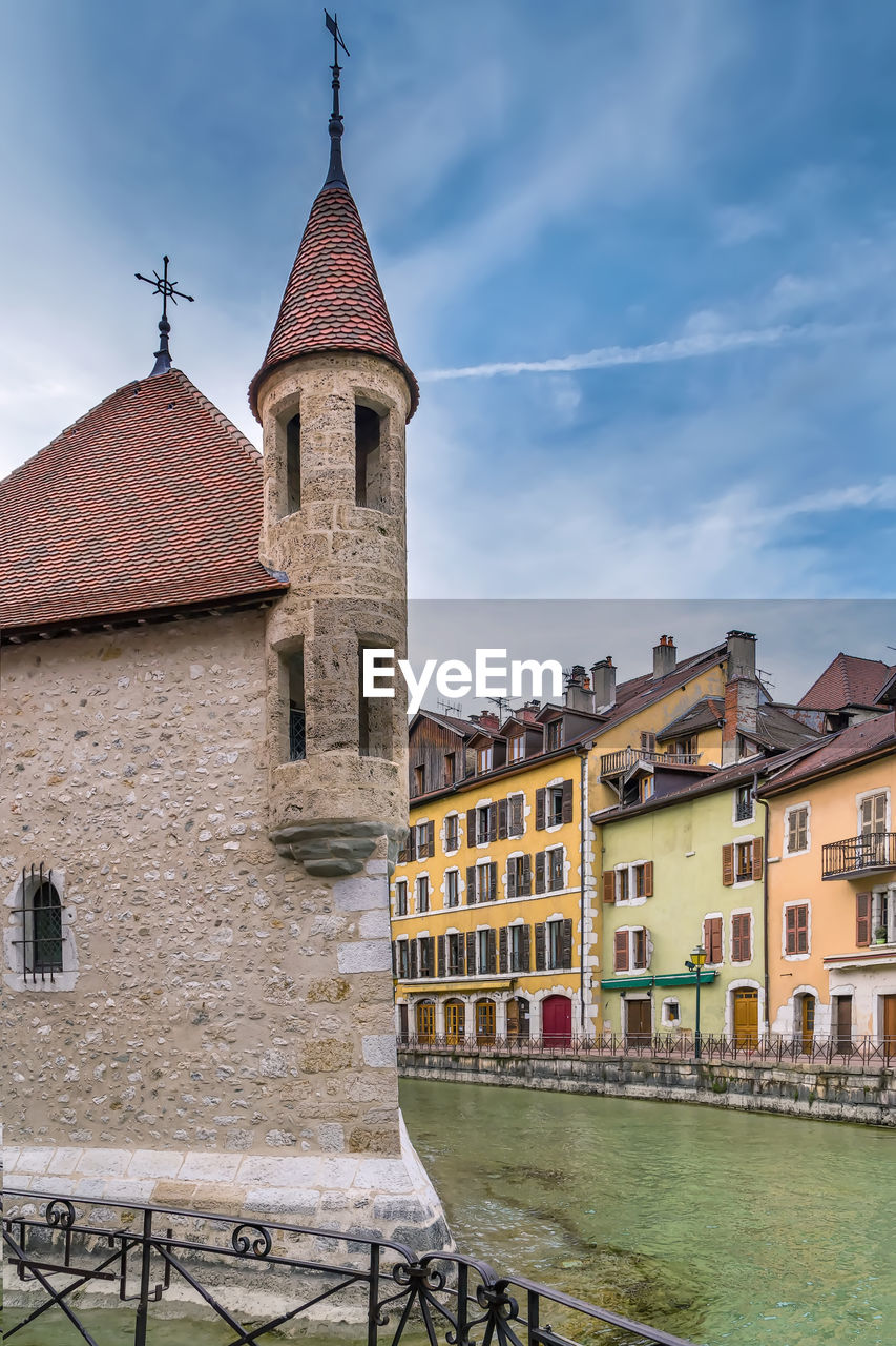 Palais de l'Île is an old fortified house dating from the 12th century in annecy, france