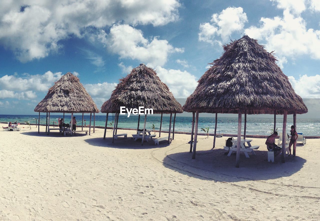 PANORAMIC VIEW OF BEACH