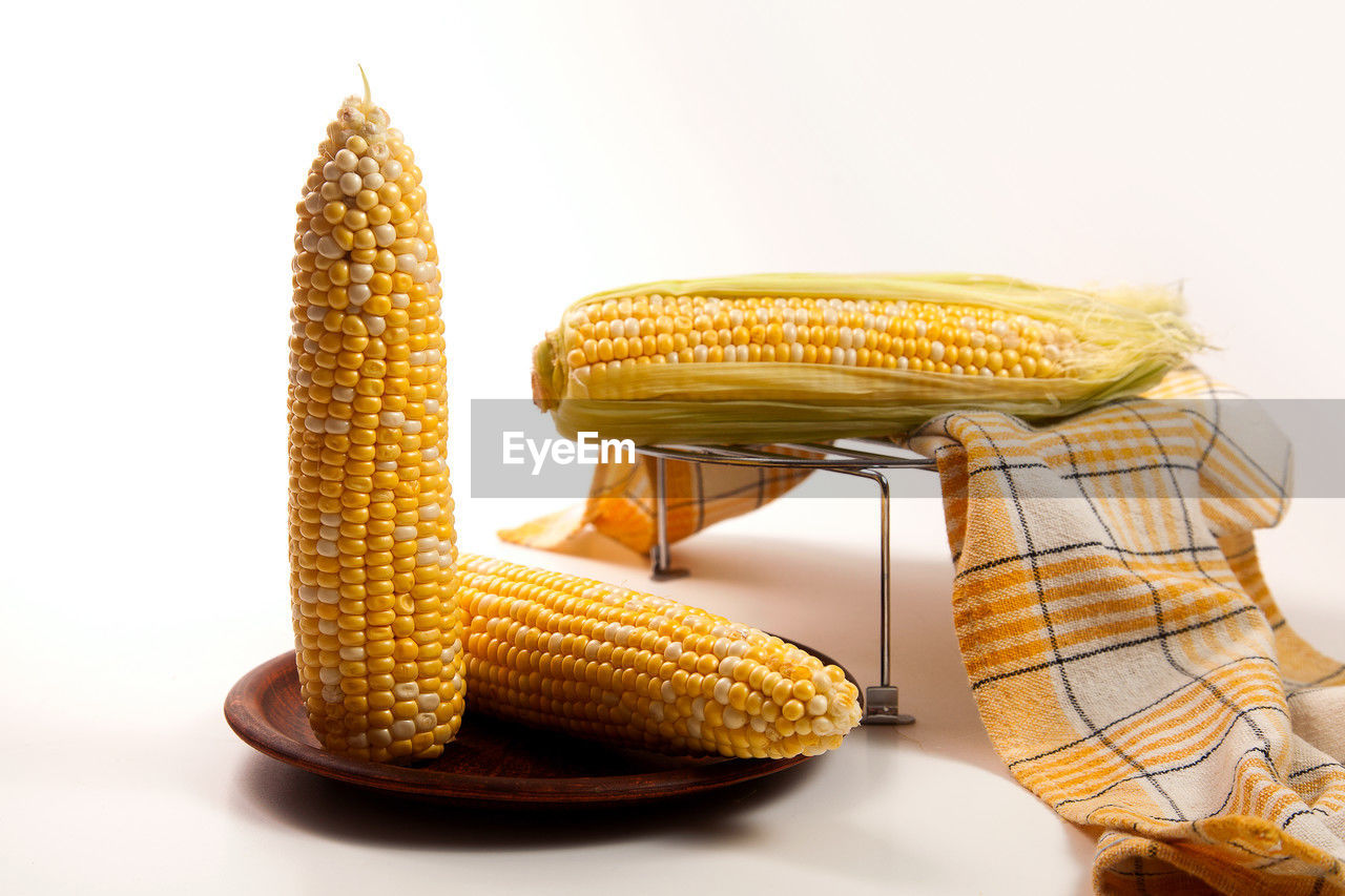 high angle view of corn