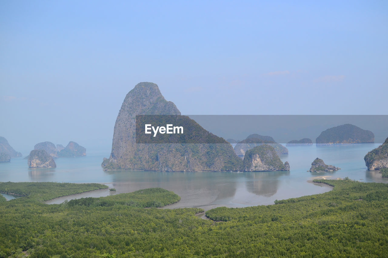 PANORAMIC SHOT OF SEA AGAINST SKY