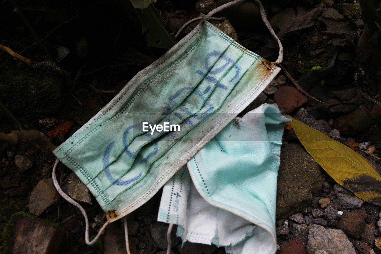 CLOSE-UP OF CLOTHES DRYING ON CLOTHESLINE