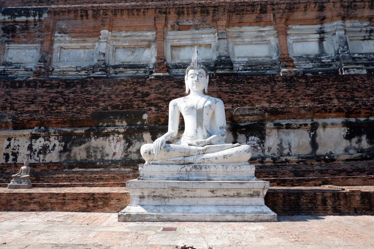Statue of buddha at temple