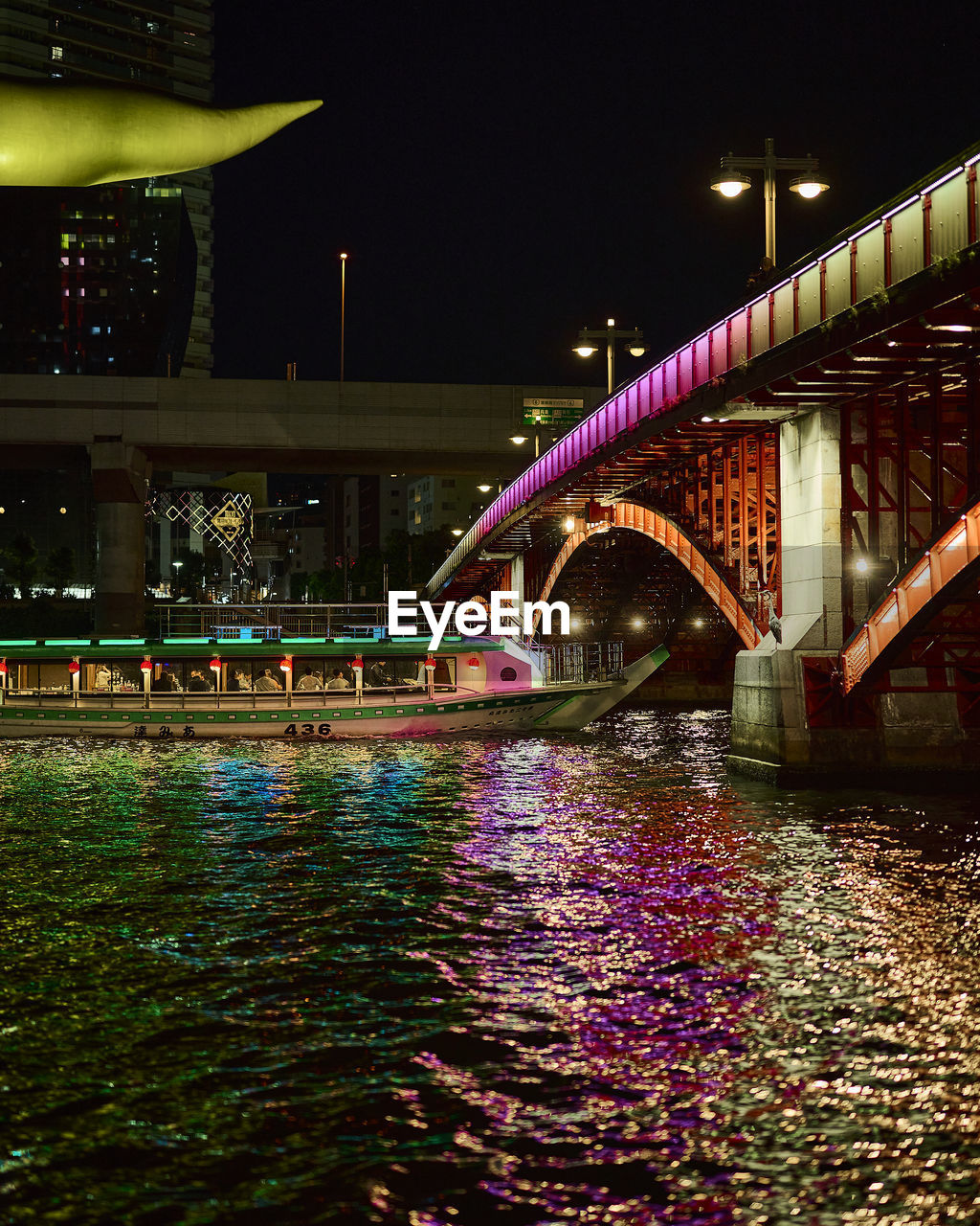 architecture, night, bridge, built structure, illuminated, water, reflection, evening, city, building exterior, transportation, river, cityscape, travel destinations, light, nature, dusk, no people, waterfront, outdoors, travel, motion, sky, lighting equipment, darkness