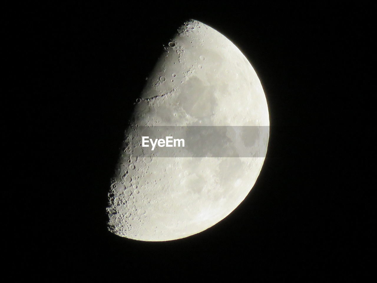 Low angle view of moon in sky