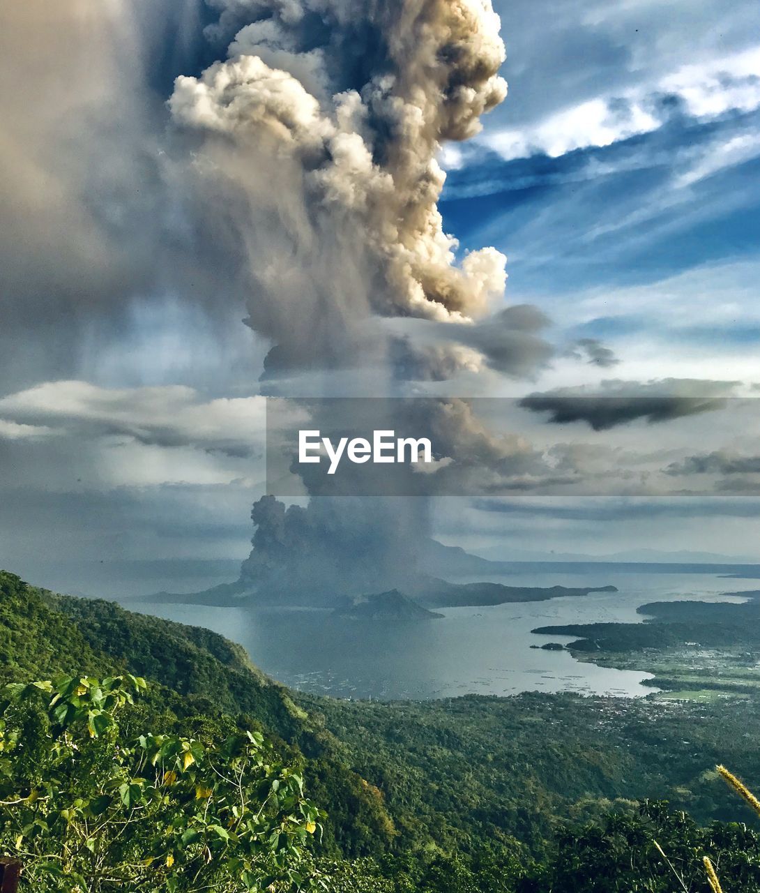 Taal volcano awoken after 43 years of slumber. erupted recently 12 january 2020