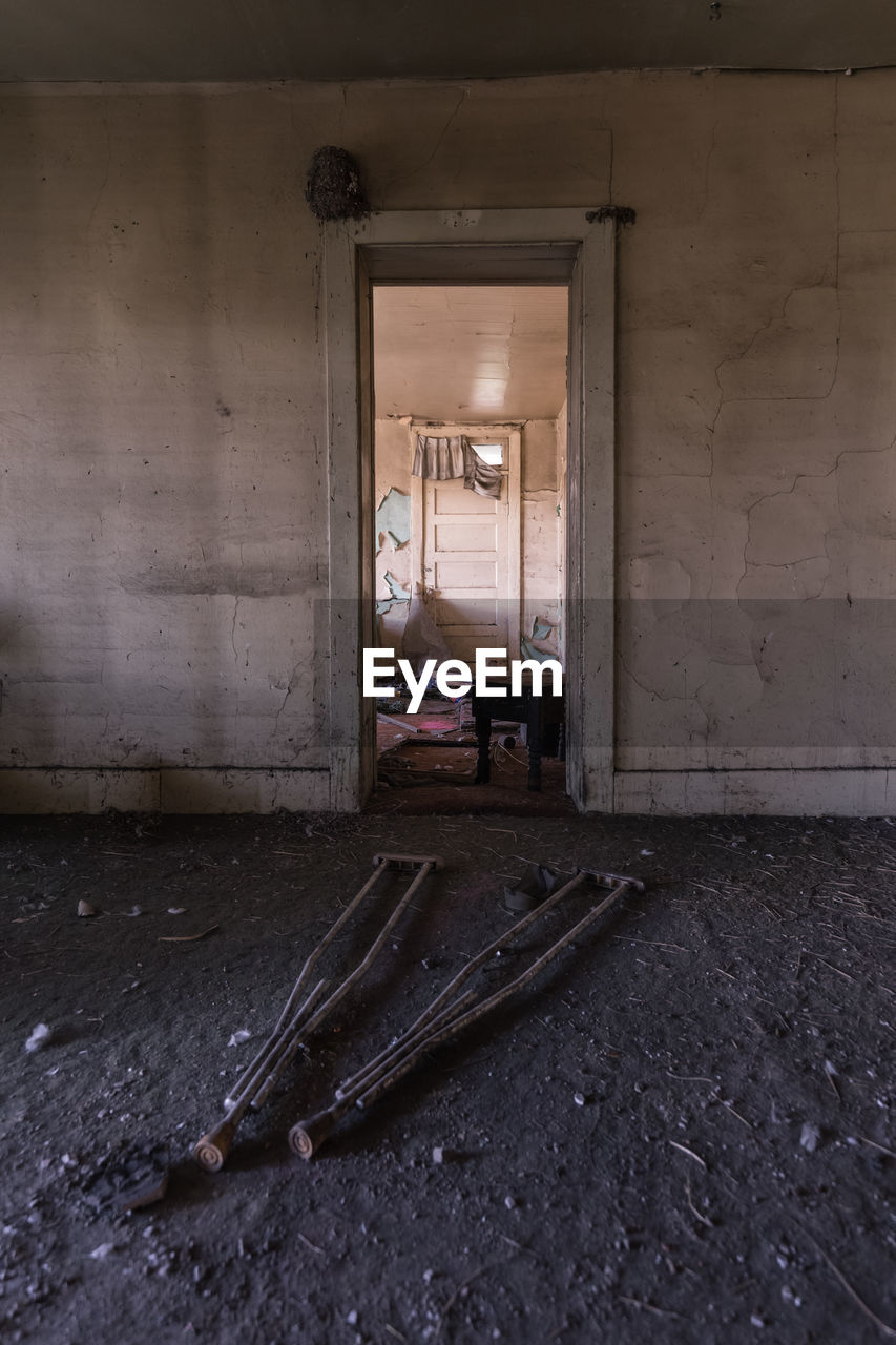 ABANDONED BUILDING INTERIOR