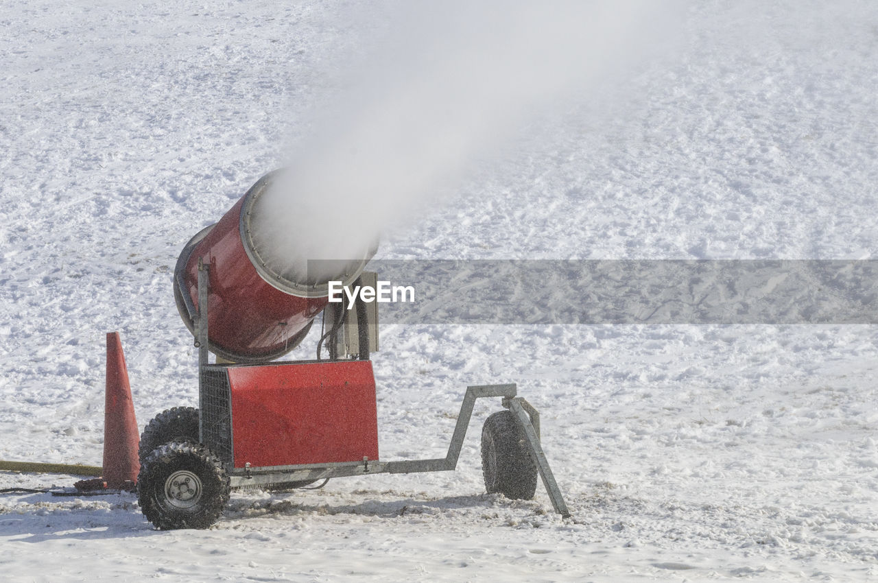 Snow cannon, sweden