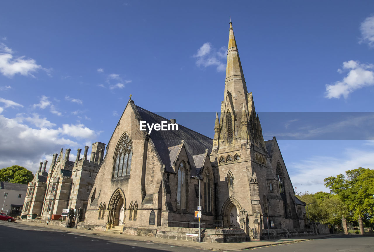 St andrews wallace green church in berwick-upon-tweed in northumberland, uk