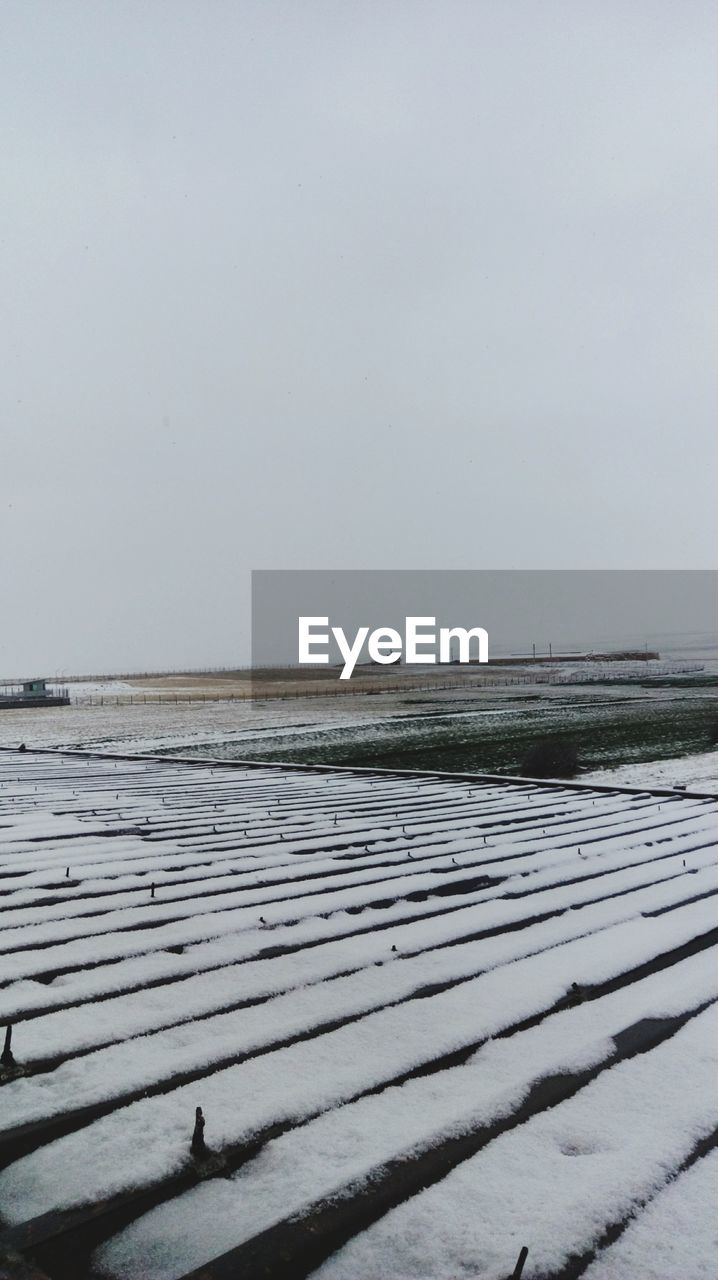 SCENIC VIEW OF LAND AGAINST CLEAR SKY