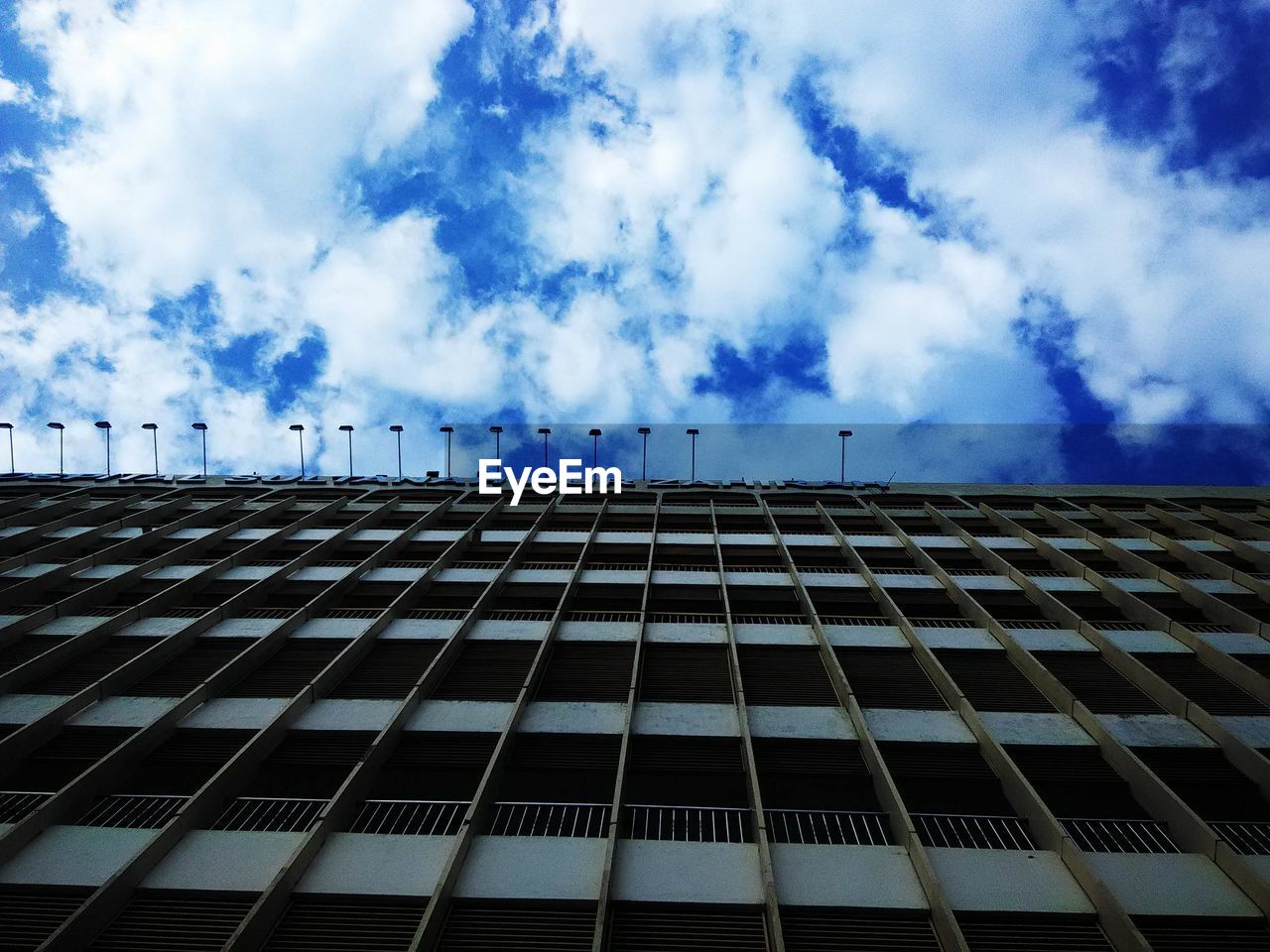 Low angle view of building against sky