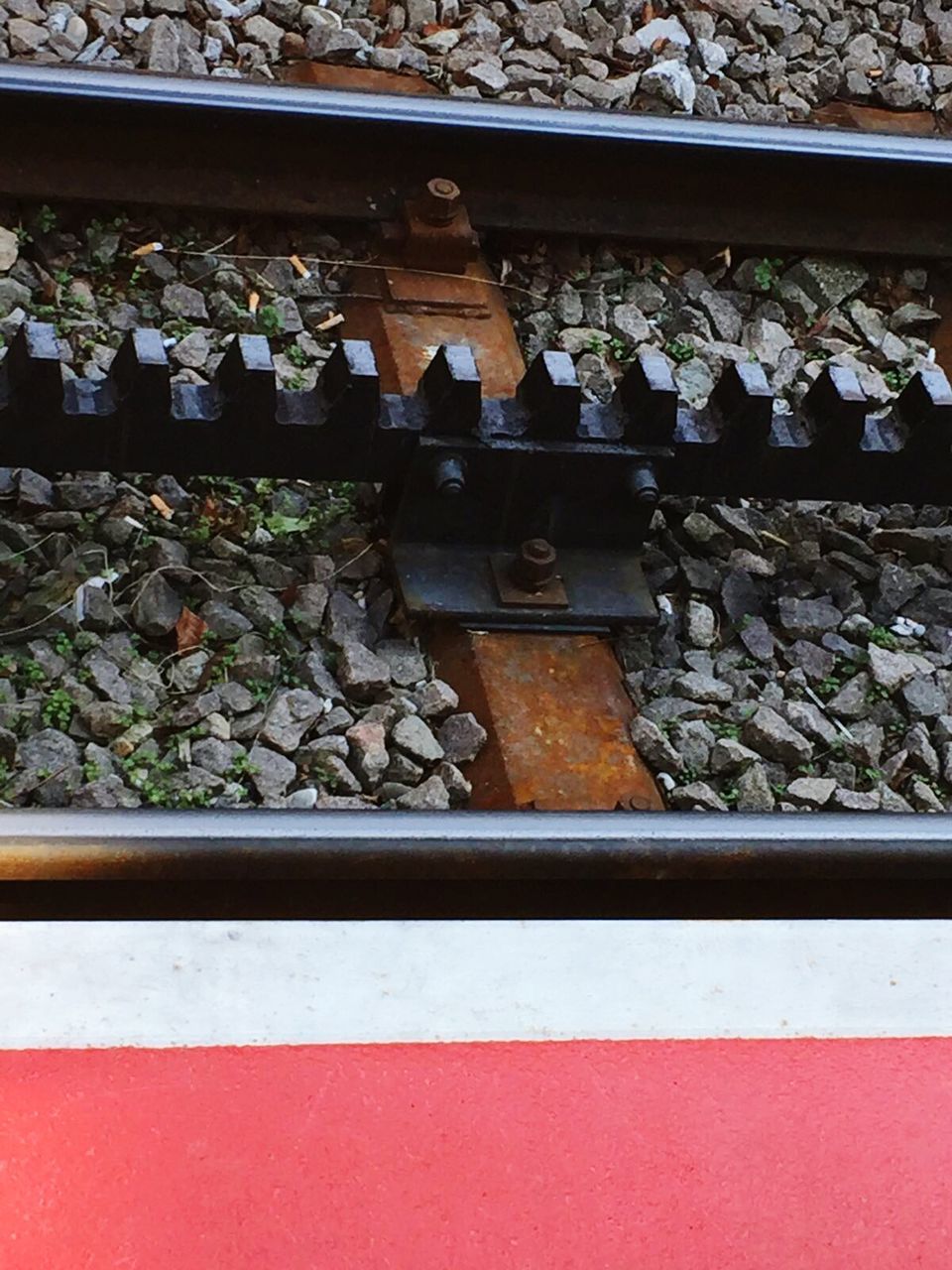 RAILROAD TRACK AT STATION