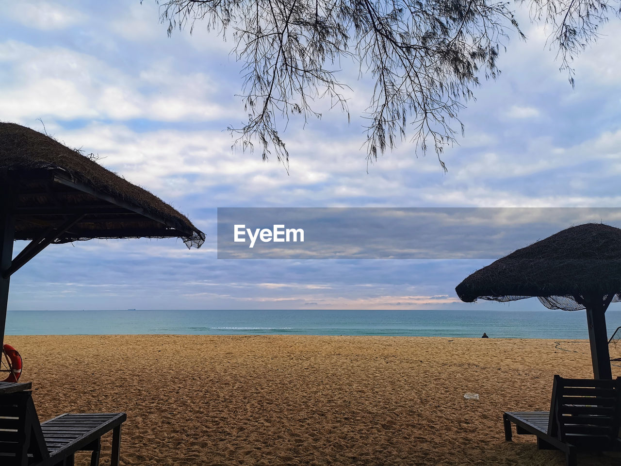 VIEW OF BEACH AGAINST SKY