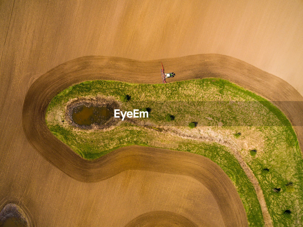 Aerial view of landscape