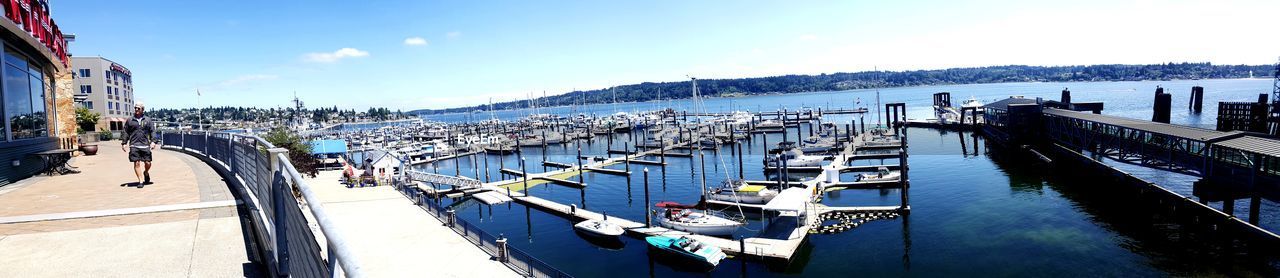 PANORAMIC VIEW OF SEA AGAINST SKY