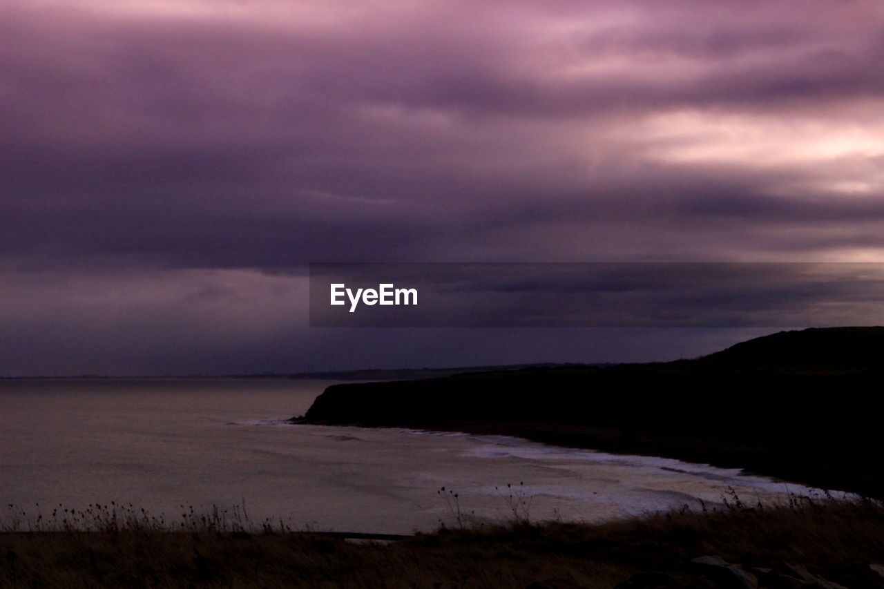 DRAMATIC SKY OVER SEA