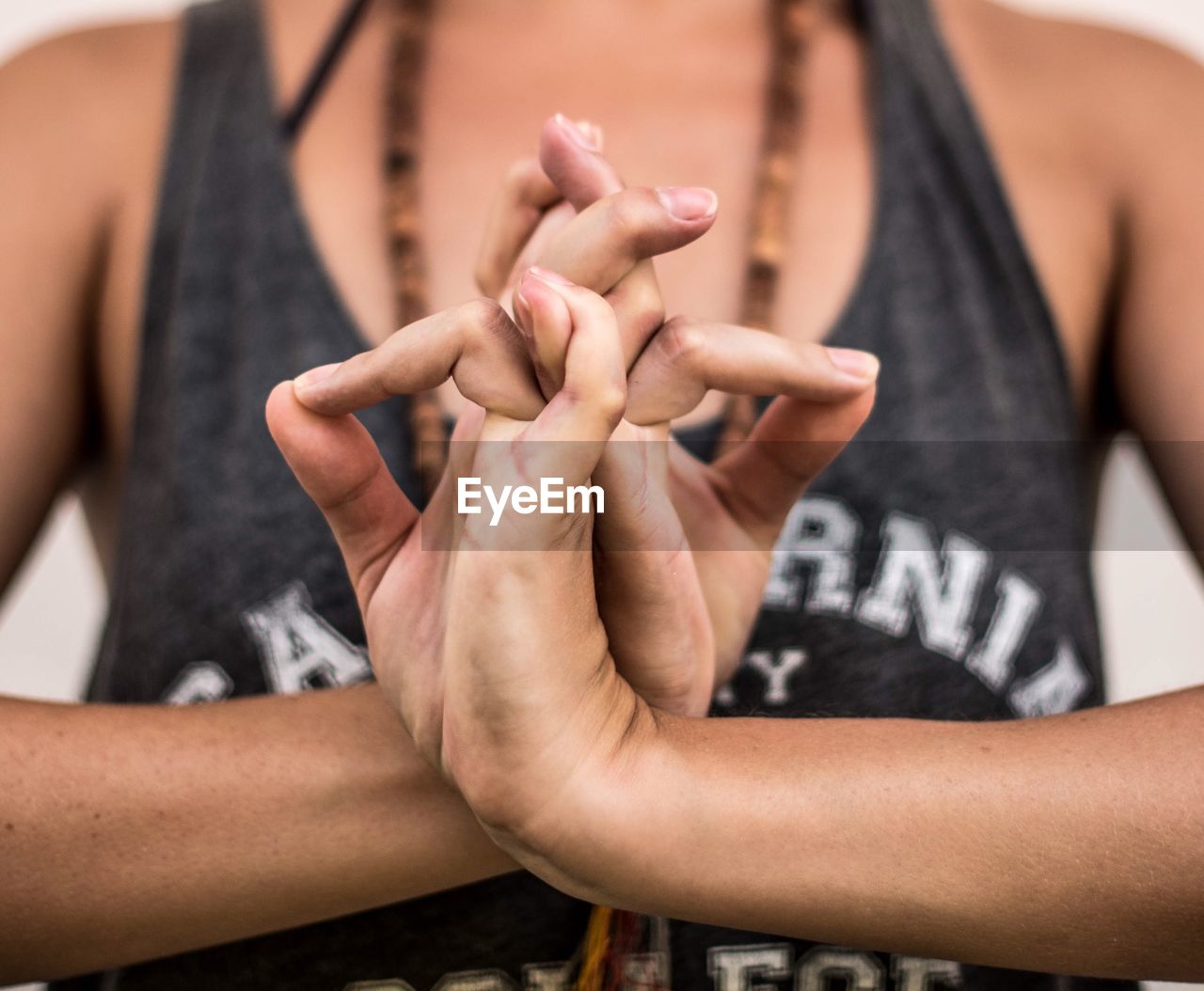 Close-up of human hands