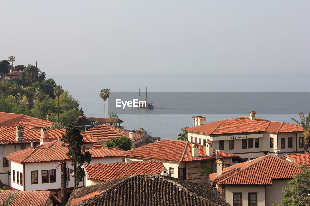 VIEW OF TOWN BY SEA