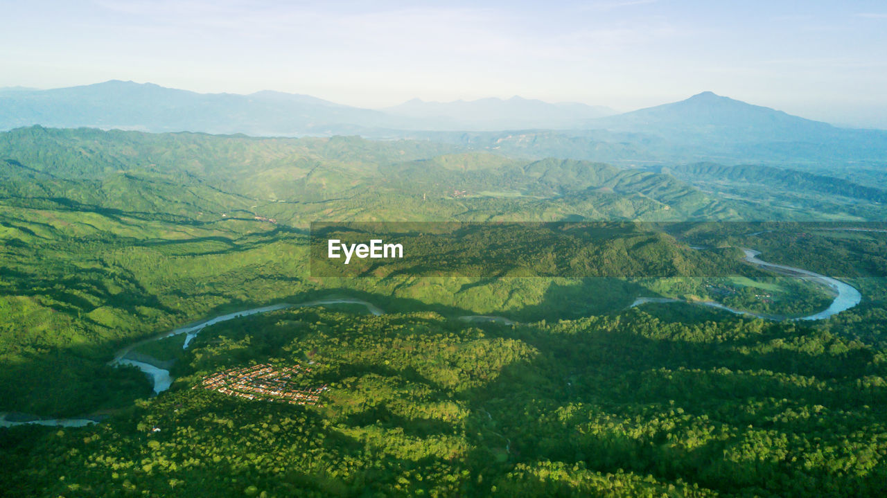 Scenic view of landscape against sky