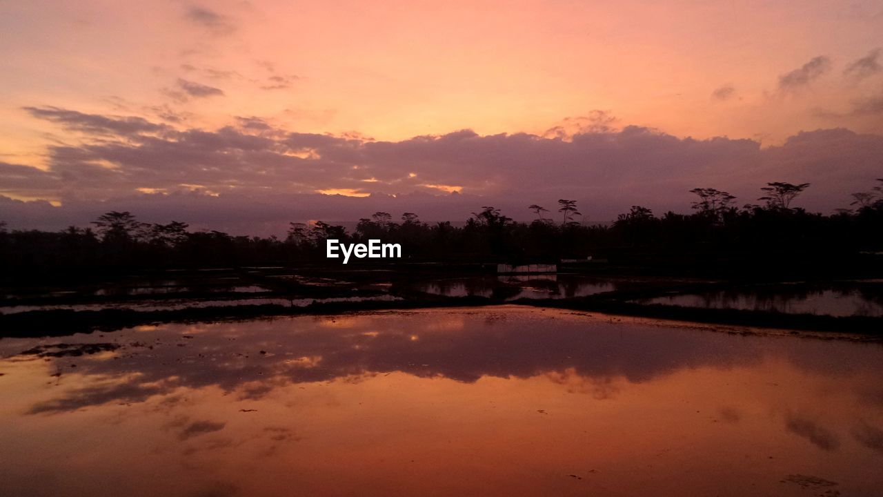 SCENIC VIEW OF SUNSET OVER LANDSCAPE