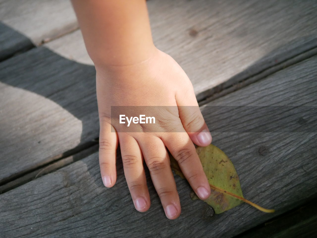 Low section of man on table