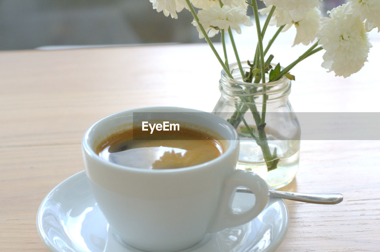 CLOSE-UP OF CUP OF TEA