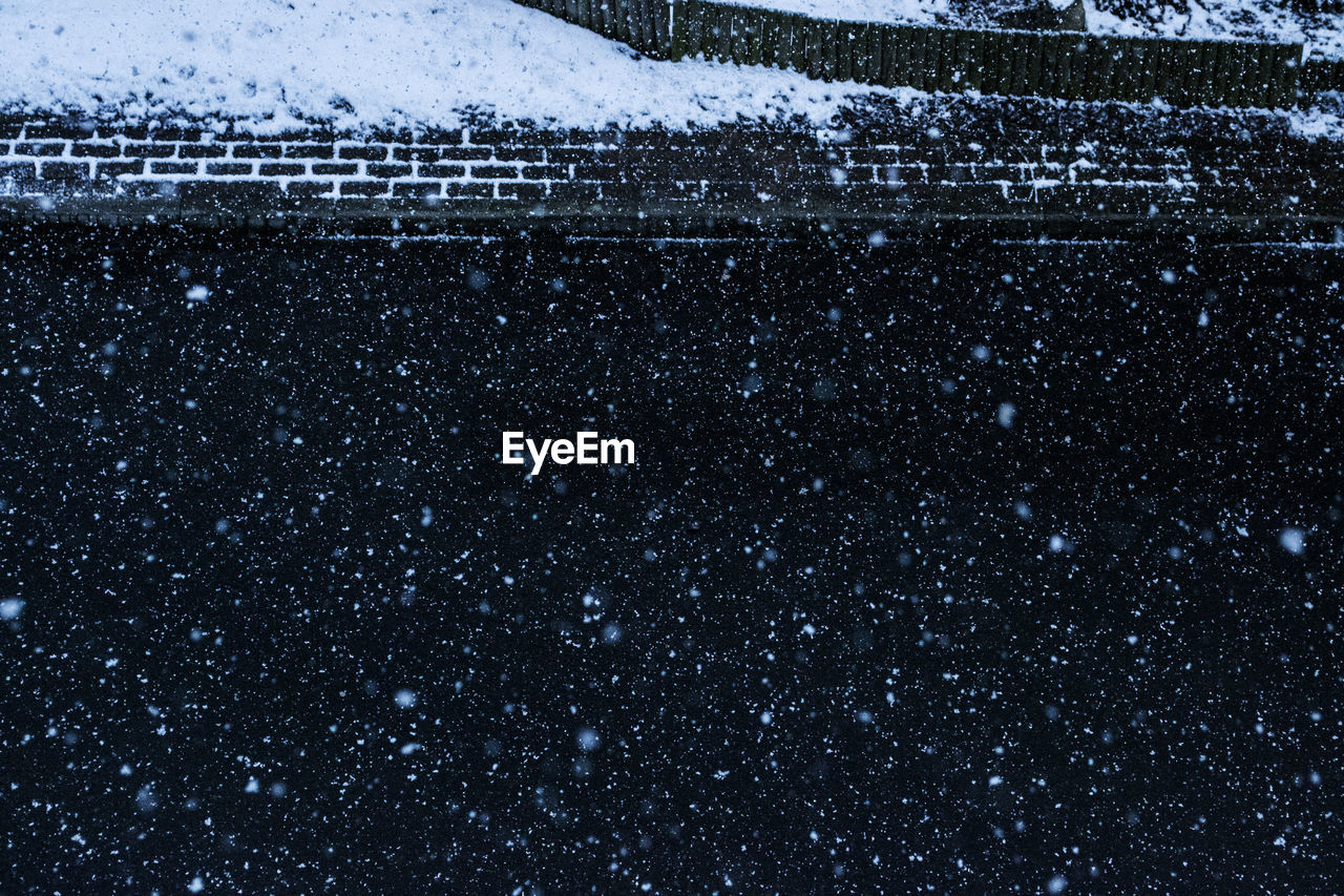 SNOW ON FIELD